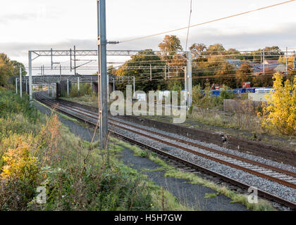 Stantonbury gare désaffectée Banque D'Images