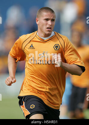 Michael Kightly de gris - Grays Athletic Wolverhampton Wanderers vs - Match amical au nouveau REC, les gris - 14/07/07 Banque D'Images