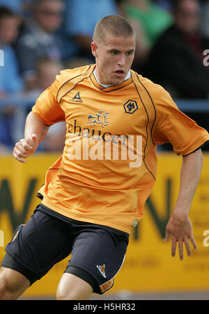 Michael Kightly de gris - Grays Athletic Wolverhampton Wanderers vs - Match amical au nouveau REC, les gris - 14/07/07 Banque D'Images