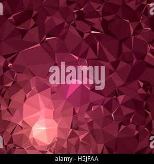 3d abstrait violet luminescent et basse polygonale. fond poly Violet foncé sur fond des triangles. Banque D'Images