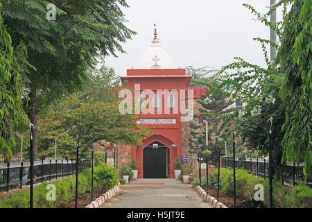 L'église Saint John's, (dépêche écrite Parc Archéologique, Delhi, Inde, Asie du Sud Banque D'Images