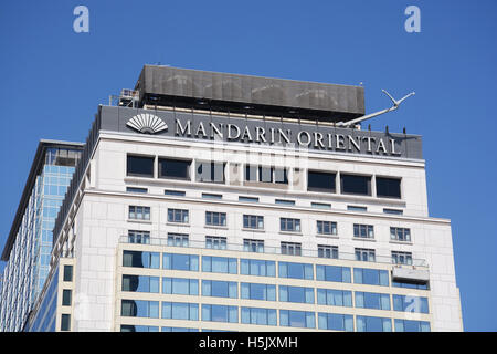 Le Mandarin Oriental Palace Hotel Hong Kong Banque D'Images