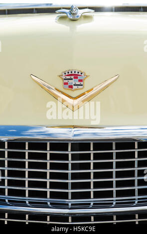 1954 Cadillac Eldorado Convertible voiture détail Banque D'Images