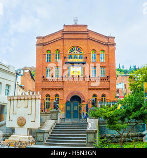 La Grande Synagogue géorgienne, située à Leselidze Street, a été construit par les Juifs d'Akhaltsikhe, d'une migration vers la capitale Banque D'Images