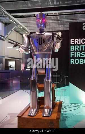 La première britannique Eric robot construit par le capitaine William Richards en 1928 Banque D'Images