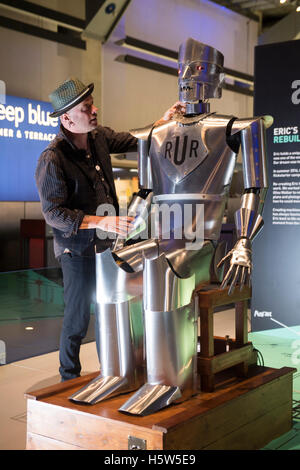 La première britannique Eric robot construit par le capitaine William Richards en 1928 Banque D'Images