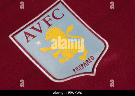 Club de football Premier League Aston Villa badge Banque D'Images