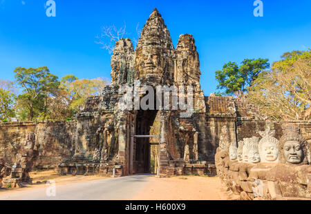 Angkor Wat, au Cambodge. Banque D'Images