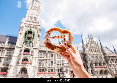 Les aliments traditionnels en Bavière Banque D'Images