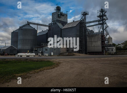 Installation de traitement et de stockage de l'Agriculture Banque D'Images