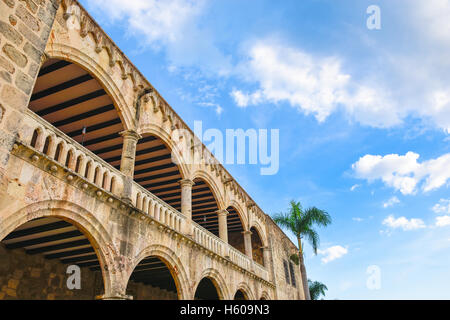 Santo Domingo, République dominicaine. Alcazar de Colon, Diego Colomb résidence située à Place d'Espagne. Banque D'Images