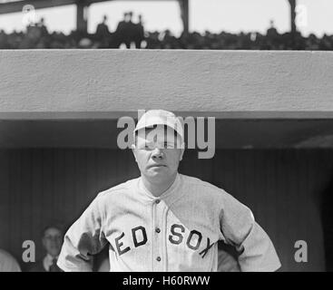 Babe Ruth, joueur de Ligue Majeure de Baseball, les Red Sox de Boston, Portrait, Photo Company National, 1919 Banque D'Images