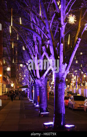 Saison de Noël est ouverte à la Potsdamer Platz, le 12 décembre 2014 à Berlin, Allemagne. Banque D'Images