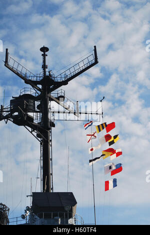 Navire USS Lexington à Corpus Christi, Texas, États-Unis Banque D'Images