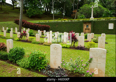 Le cimetière de guerre de Kandy, Kandy, Sri Lanka Banque D'Images