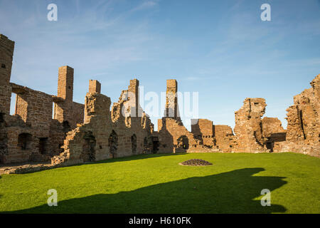 Les ruines de l'Earl's Palace à Birsay, Orkney continentale, Ecosse, Royaume-Uni Banque D'Images