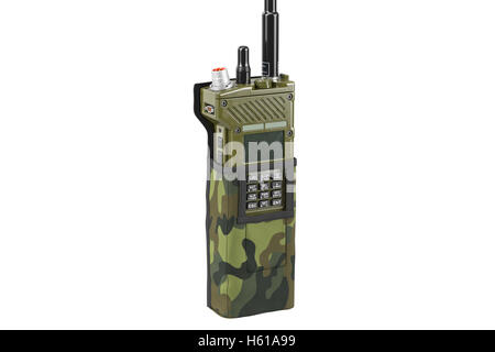 La radio militaire, fermer Banque D'Images