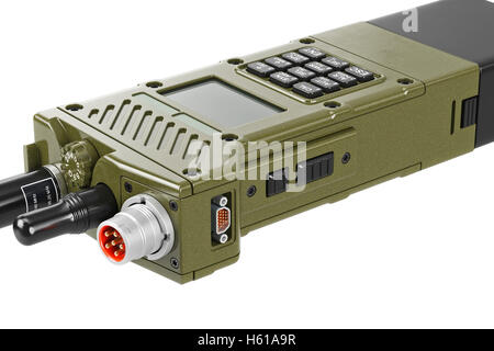 Appareil numérique de radio militaire, fermer Banque D'Images