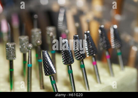 Linge manucure, pédicure , conseils , beauté et soins du corps historique Banque D'Images