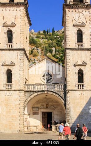 Cathédrale DE ST. TRYPHON, Kotor, Monténégro - circa 2016, août. Banque D'Images