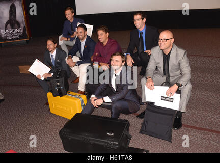 Tobin Oldach, Devin Doyle, Daniel Cotroneo, Michael Nie, John Garrett, T. J. William Jr. et Jason Hafer honerees au 19e congrès annuel de la photographie émergente Awards organisé par l'International Cinematographers Guild à la Directors Guild of America l'outilen Banque D'Images