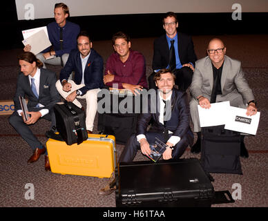 Tobin Oldach, Devin Doyle, Daniel Cotroneo, Michael Nie, John Garrett, T. J. William Jr. et Jason Hafer honerees au 19e congrès annuel de la photographie émergente Awards organisé par l'International Cinematographers Guild à la Directors Guild of America l'outilen Banque D'Images