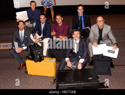 Tobin Oldach, Devin Doyle, Daniel Cotroneo, Michael Nie, John Garrett, T. J. William Jr. et Jason Hafer honerees au 19e congrès annuel de la photographie émergente Awards organisé par l'International Cinematographers Guild à la Directors Guild of America l'outilen Banque D'Images