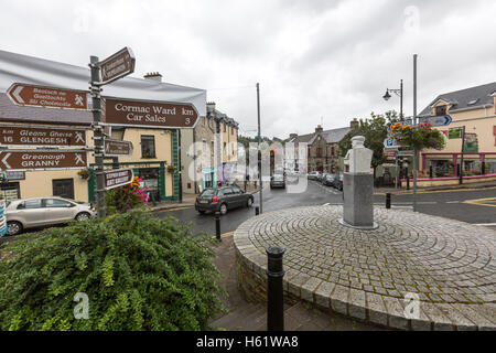 John Doherty, musicien, statue à Ardara, comté de Donegal, Irlande Banque D'Images