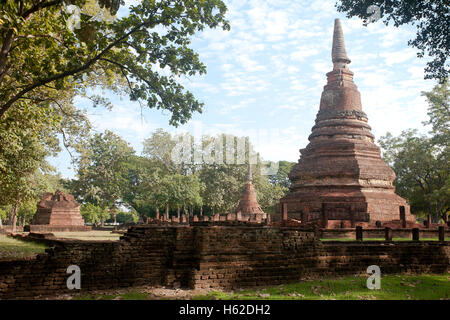 La Thaïlande, Kamphaeng Phet, Ruines de Wang Tai Surat, UNESCO World Heritage Banque D'Images