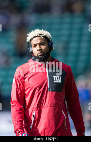 Twickenham, London, UK. 23 Oct, 2016. NFL International Series. Les Giants de New York contre la béliers. Les Giants de New York le receveur Odell Beckham Jr. : Action Crédit Plus Sport/Alamy Live News Banque D'Images