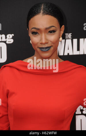 Hollywood, CA, USA. 23 Oct, 2016. 23 octobre 2016 - Hollywood, Californie. Sonequa Martin-Green. AMC présente Live, 90 minutes édition spéciale de ''Talking Dead'' qui s'est tenue au Hollywood Forever Cemetery . Crédit photo : Birdie Thompson/AdMedia Crédit : Birdie Thompson/AdMedia/ZUMA/Alamy Fil Live News Banque D'Images