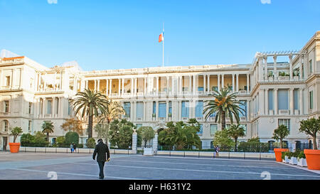 Palais des Ducs de Savoie également connu sous le nom de Palais sarde, servant de Palais de la Préfecture des Alpes-Maritimes, Pierre Gautier, Nice, France Banque D'Images