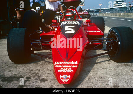 5 Niki Lauda dans sa Brabham Alfa Romeo a pris sa retraite de la British GP Silverstone 14 Juillet 1979 Banque D'Images