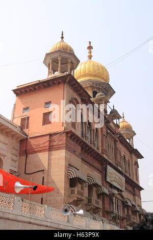 Gurudwara Sisganj Sahib, Chandni Chowk, Old Delhi, Inde, sous-continent indien, en Asie du Sud Banque D'Images