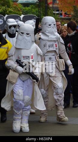 Star wars empire strikes back costumes Banque D'Images