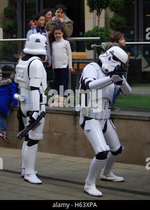 Star wars empire strikes back costumes Banque D'Images