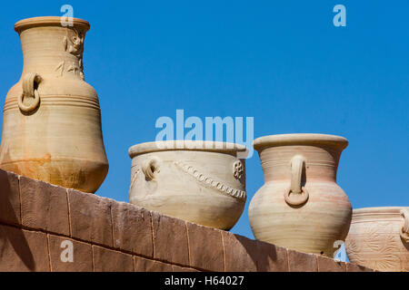 Close up de pots en argile Banque D'Images