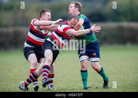 NDRFC 1XV vs Frome RFC 1er XV - Dorset, Angleterre. NDRFC player à résoudre. Banque D'Images