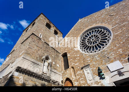 La cathédrale San Gusto, Trieste, Frioul-Vénétie Julienne, Italie Banque D'Images