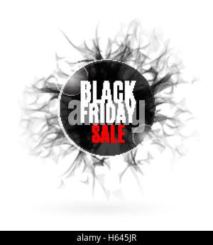 Le vendredi noir vente design modèle. Illustration de Vecteur