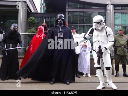 Star wars Sheffield costumes hors de cette manifestation mondiale 2016 Banque D'Images