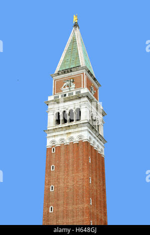 Bell Tower sur la place Saint Marc de Venise en Italie - Campanile. Banque D'Images