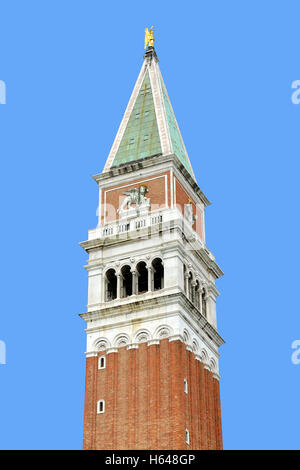 Bell Tower sur la place Saint Marc de Venise en Italie - Campanile. Banque D'Images