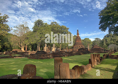 La Thaïlande, Kamphaeng Phet, Ruines de Wang Tai Surat, UNESCO World Heritage Banque D'Images