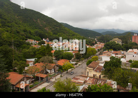 Salta vu de aerial tram Banque D'Images