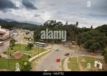 Salta vu de aerial tram Banque D'Images