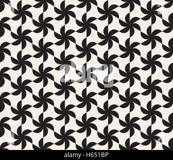Vector noir et blanc sans couture patron triangulaire Illustration de Vecteur