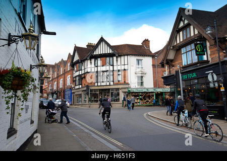 Lyndhurst, gros village et une paroisse civile situé dans le parc national New Forest dans le Hampshire, Angleterre, Royaume-Uni Banque D'Images