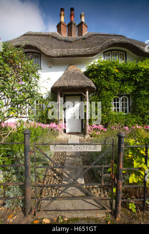 Cottage de ruche, Swan Green, Lyndhurst, New Forest, Hampshire, England, UK Banque D'Images