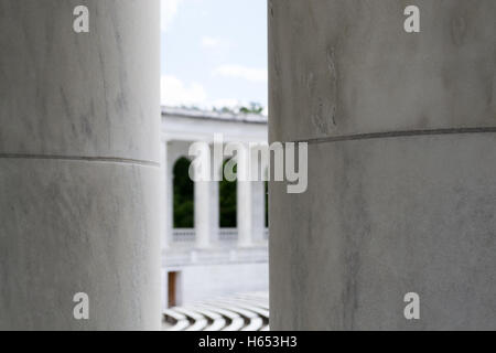 Arlington National Cemetery est le plus emblématique dans le cimetière militaire US Banque D'Images